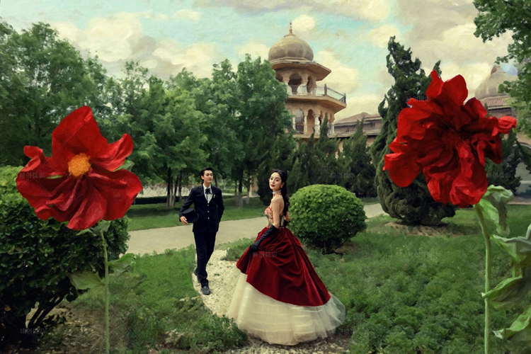 玫瑰公主的城堡_成都婚纱摄影