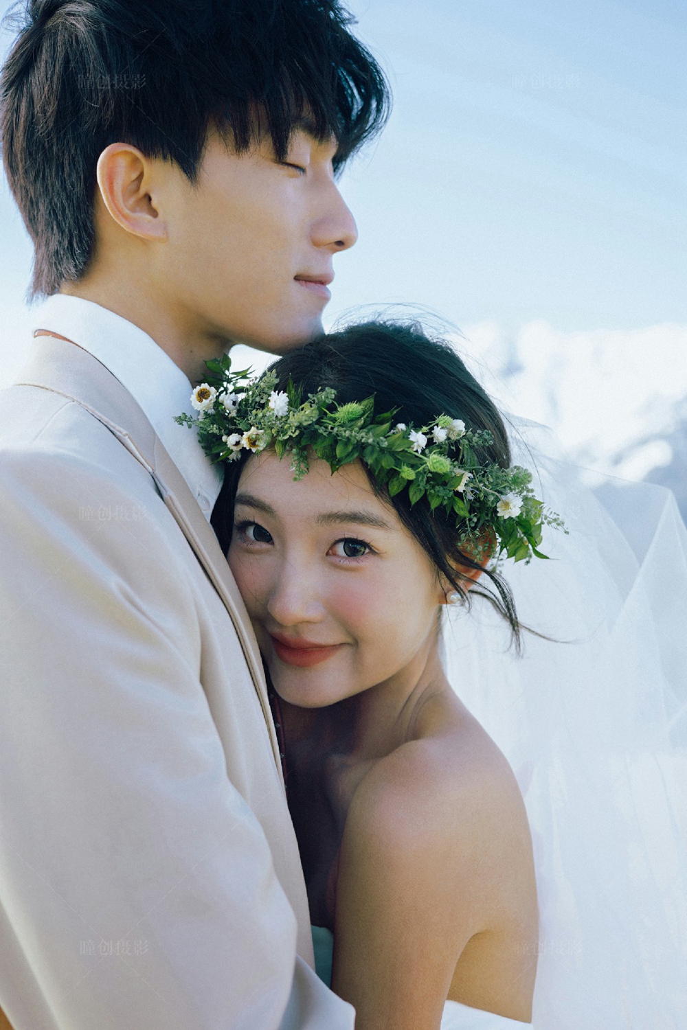 雪山下的誓言_成都婚纱摄影
