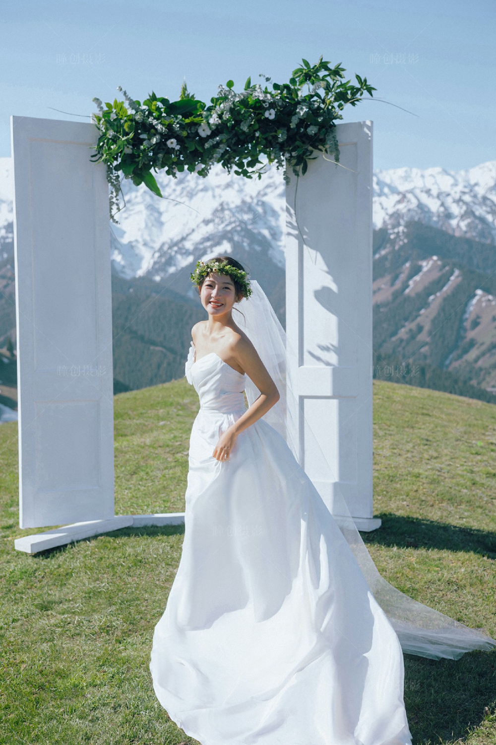 雪山下的誓言_成都婚纱摄影