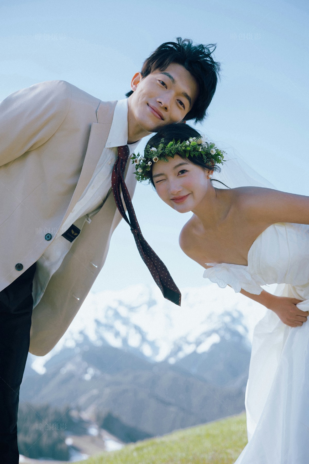 雪山下的誓言_成都婚纱摄影