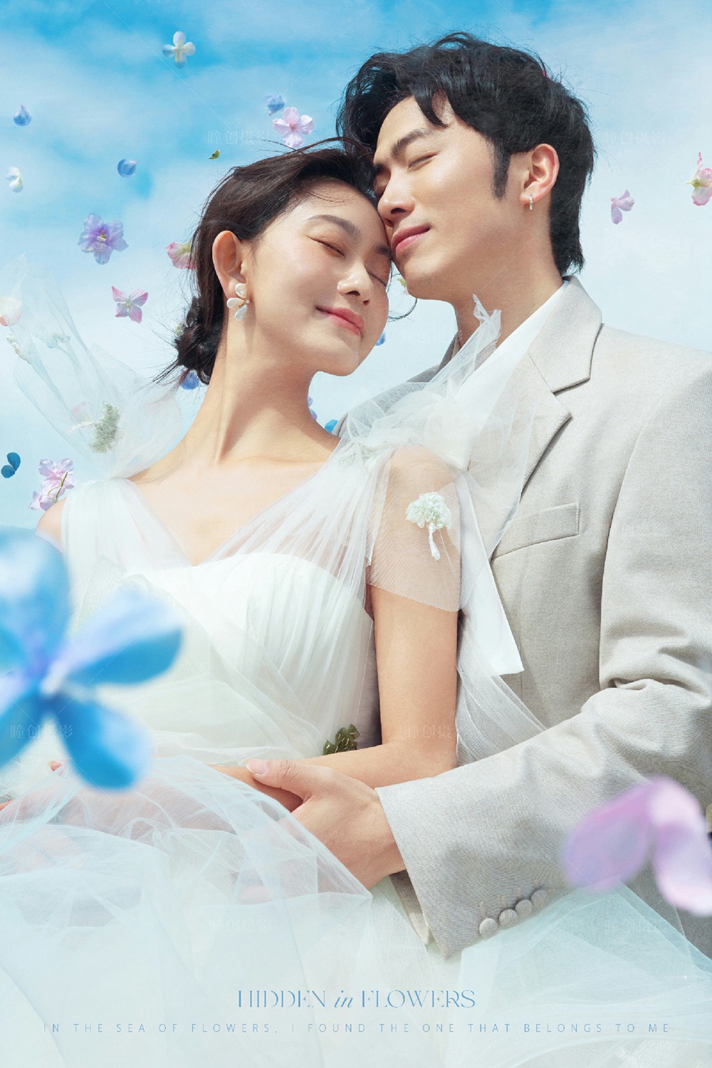 藏在花儿里_成都婚纱摄影