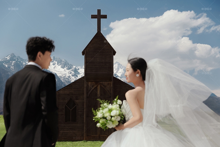 雪山牧歌_成都婚纱摄影