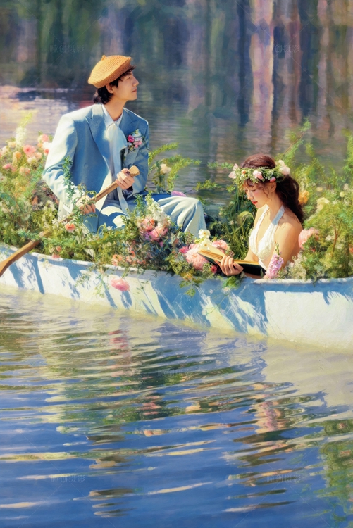 阿斯涅尔的塞纳河_成都婚纱摄影