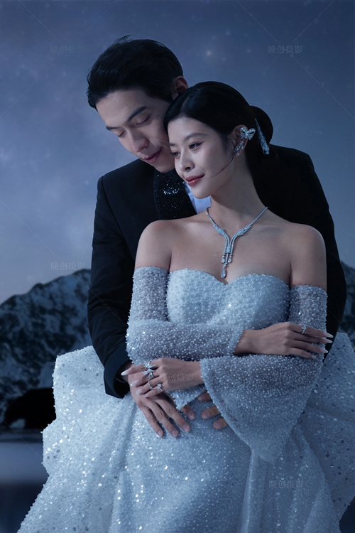 落月坠星野_成都婚纱摄影
