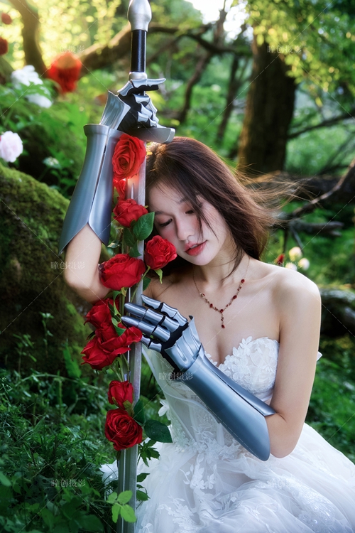玫瑰骑士_成都婚纱摄影