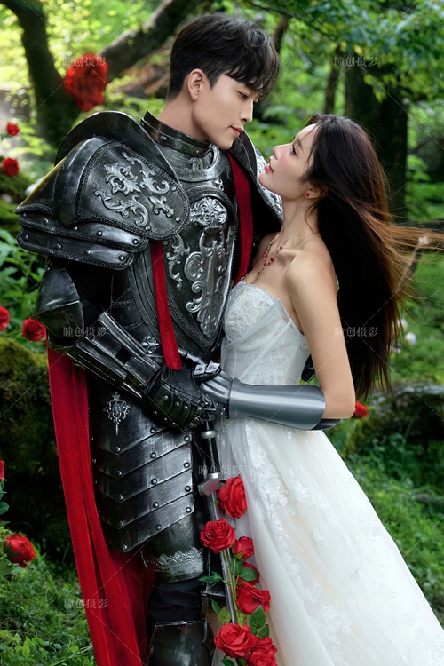 玫瑰骑士_成都婚纱摄影
