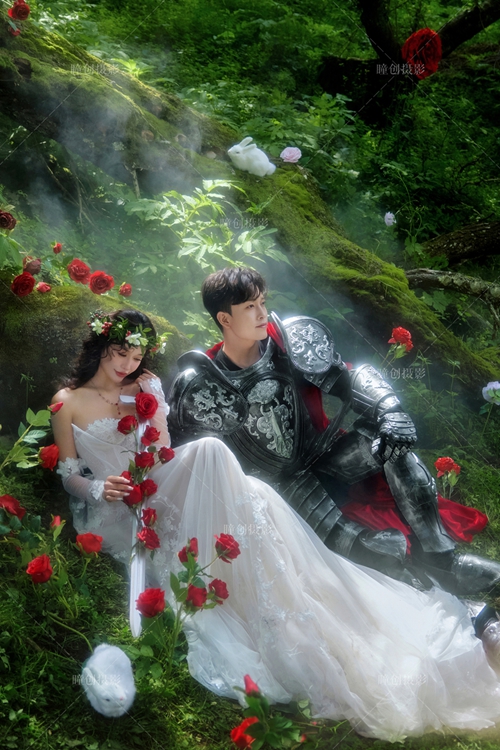 玫瑰骑士_成都婚纱摄影